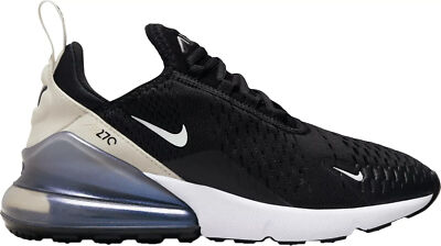 Authentic Nike Air Max 270/ Womens/ BLACK-METALLIC SILVER-PHANT0M / NIB Reg $200