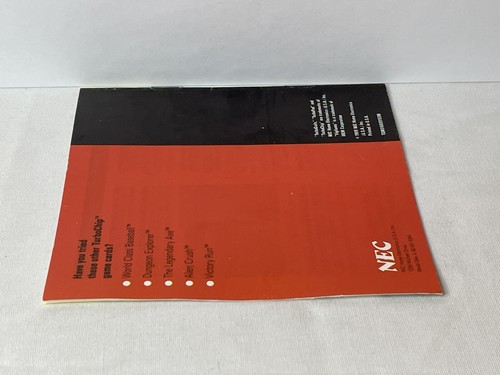 NO GAME - Vigilante (TurboGrafx-16, 1989) Authentic Manual Only - Picture 9 of 10