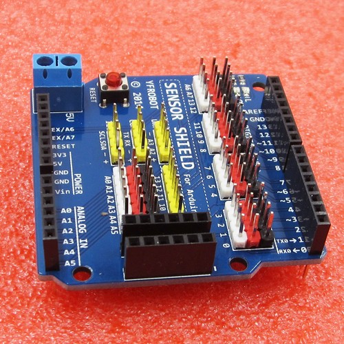 V5 Sensor Shield Expansion Board Shield For Arduino UNO R3 V5.0 Electric Module - Picture 3 of 4