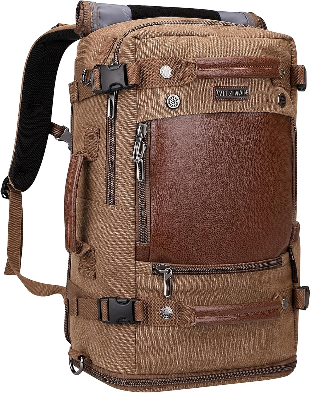 Versatile Unisex Canvas Travel Backpack - Carry-On Rucksack & Duffel-image