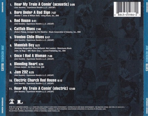 (CD-450) Blues von Jimi Hendrix (CD, 2014) - Bild 2 von 2