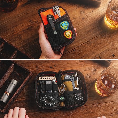VIPERADE VE10 Tool Pouch, EDC Pocket Organizer Nylon Orange - Picture 4 of 4