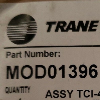 TRANE TCI COM3 MOD01396 REF X13650460-05Rev F E95H05093* Verified 
