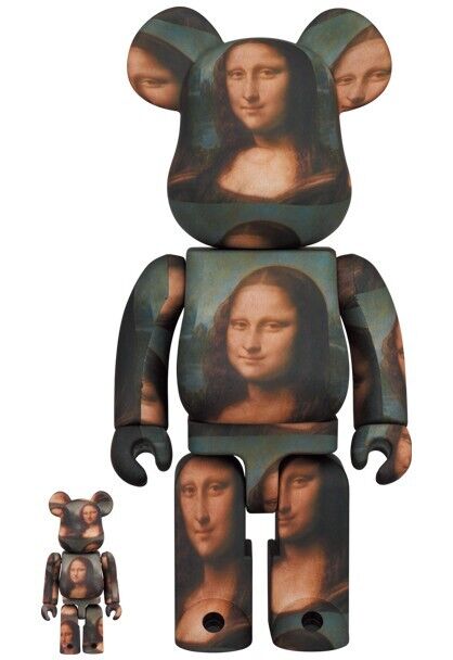BE@RBRICK LEONARD DE VINCI Mona Lisa 400 % 100 % MEDICOM TOY BE@RBRICK LEONARD DE VINCI Mona Lisa 400 % 100 % MEDICOM TOY
