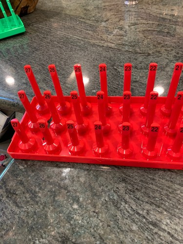 Snap On ka123metrd 1/2" 3 row post socket tray - Picture 4 of 6