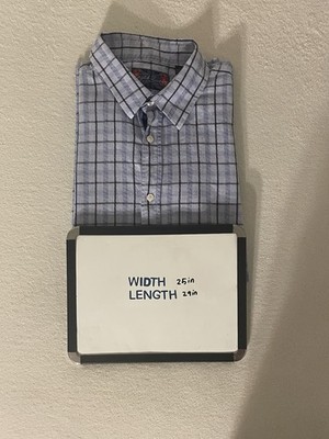 English Laundry Men s Plaid Button Up Short Sleeve Size XL