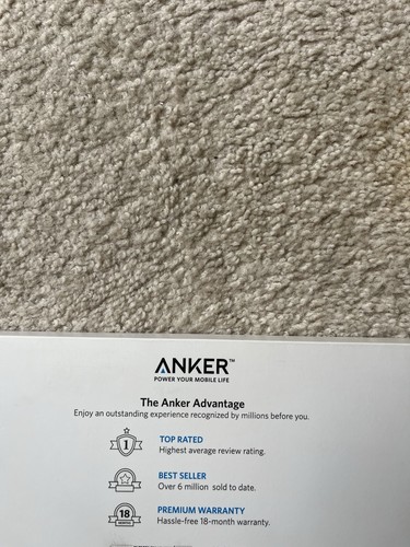 Anker Ultra Compact Slim Bluetooth White Model A7726 - Never Used - Picture 3 of 5