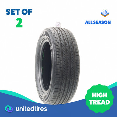 Set of (2) Used 225/60R17 Nexen N5000 Plus 99H - 8.5/32