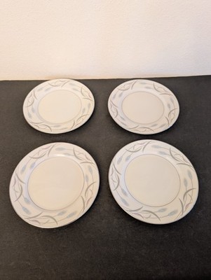 (4) 6.5'' Vintage Royal Wheat Dessert / Bread Plates Valmont China VGC