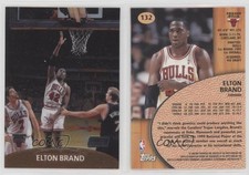 1999-00 Topps Stadium Club Chrome Elton Brand #132 Rookie RC