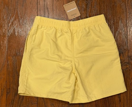 NWT Patagonia Kids Baggies Shorts 5" Lined Milled Yellow Size L 12 - Picture 4 of 5