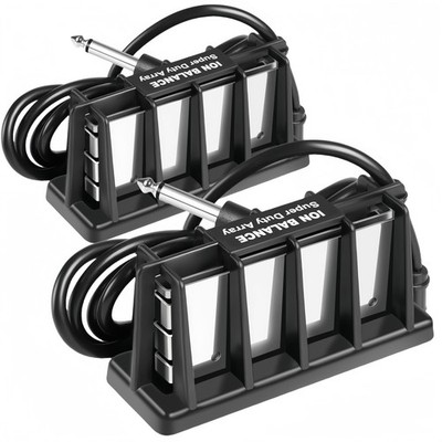 Veicomtech 2 Pack Arrays for Ionic Detox Foot Bath Machine, 2Pcak-L, black 