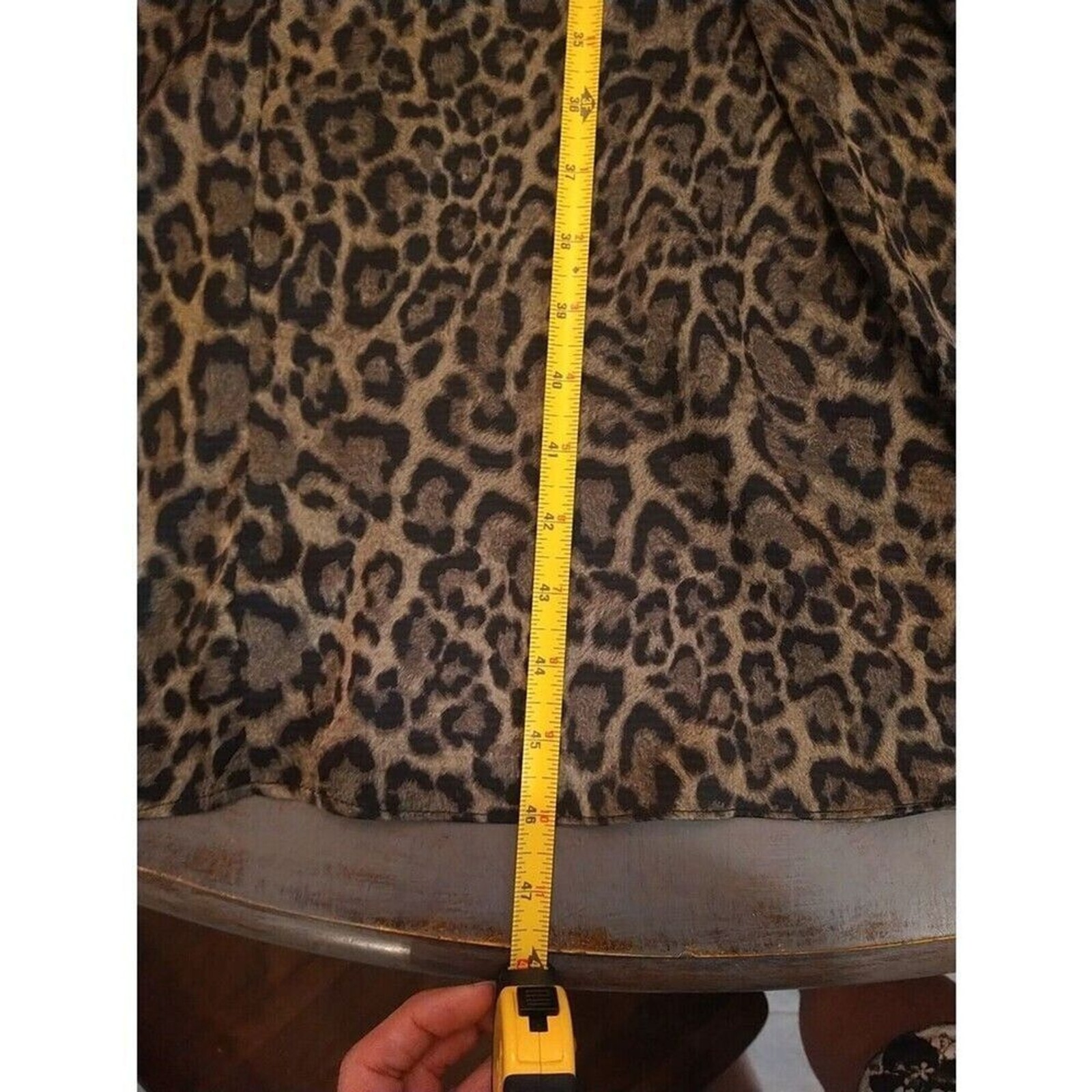 Michael Kors Leopard Button-down Collared dress g… - image 7