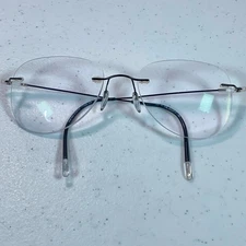 Silhouette Eyeglasses, Frames Only, 5500 BH 9140, 51-21-150, Titan, Austria