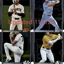 2025 Bowman Chrome Prospects BP153-BP252 You Pick Complete Your Set Update 10/28