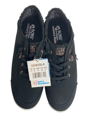 Skechers BOBS B Cute Slip-On Sneakers 33492- Black NWT Size 11