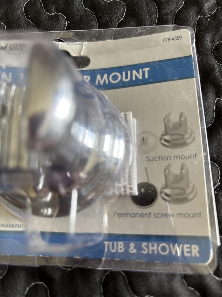 Крепление для душа Plumb Works 2 в 1 ~ хромированная отделка для ванной и душа #678-4359 - Изображение 4 из 4