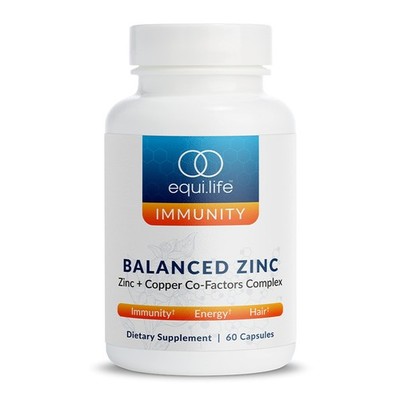 Equilife Balanced Zinc 15 mg Zinc & Copper Co-Factor Complex Supplement with ...