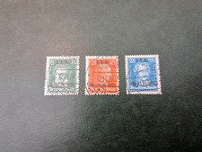 407-409 Falschstempel teils so gepr&uuml;ft und versucht zu entfernen  (int.Nr:P8273)