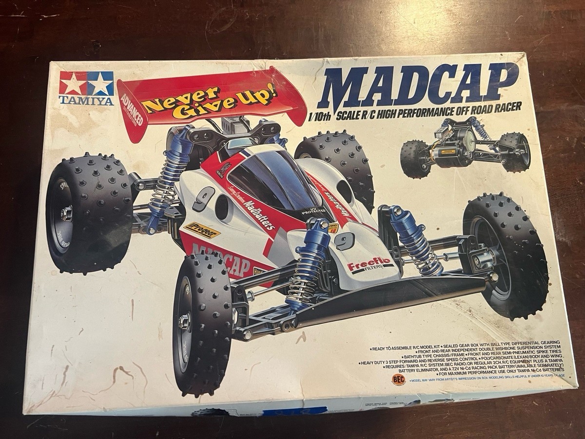 Vintage Tamiya Madcap 58082 1/10 RC Buggy – Original 1989