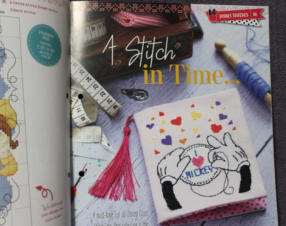 DISNEY HACHETTE cross stitch magazine ISSUE 48 please read description - Image 4 of 4