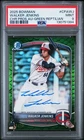2025 BOWMAN CHROME AUTO GREEN REPTILIAN WALKER JENKINS 89/99 PSA 9
