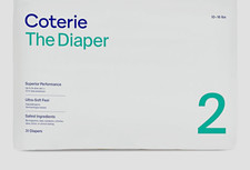 Coterie The Diaper Size 2 (10-16 lbs Baby Weight) Pack of 31 Diapers