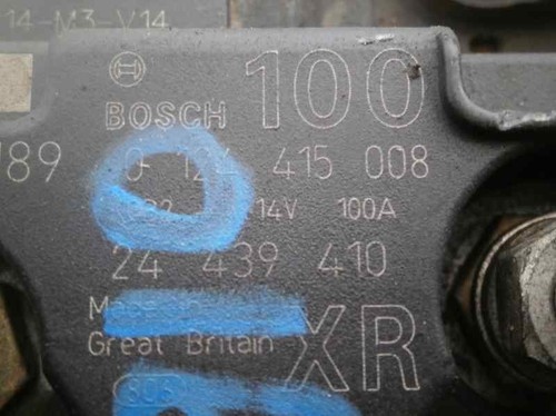 24439410 ALTERNATORE / BOSCH / 0124415008 / 457718 PER OPEL VECTRA B BERLINA 1.6 - Foto 4 di 6