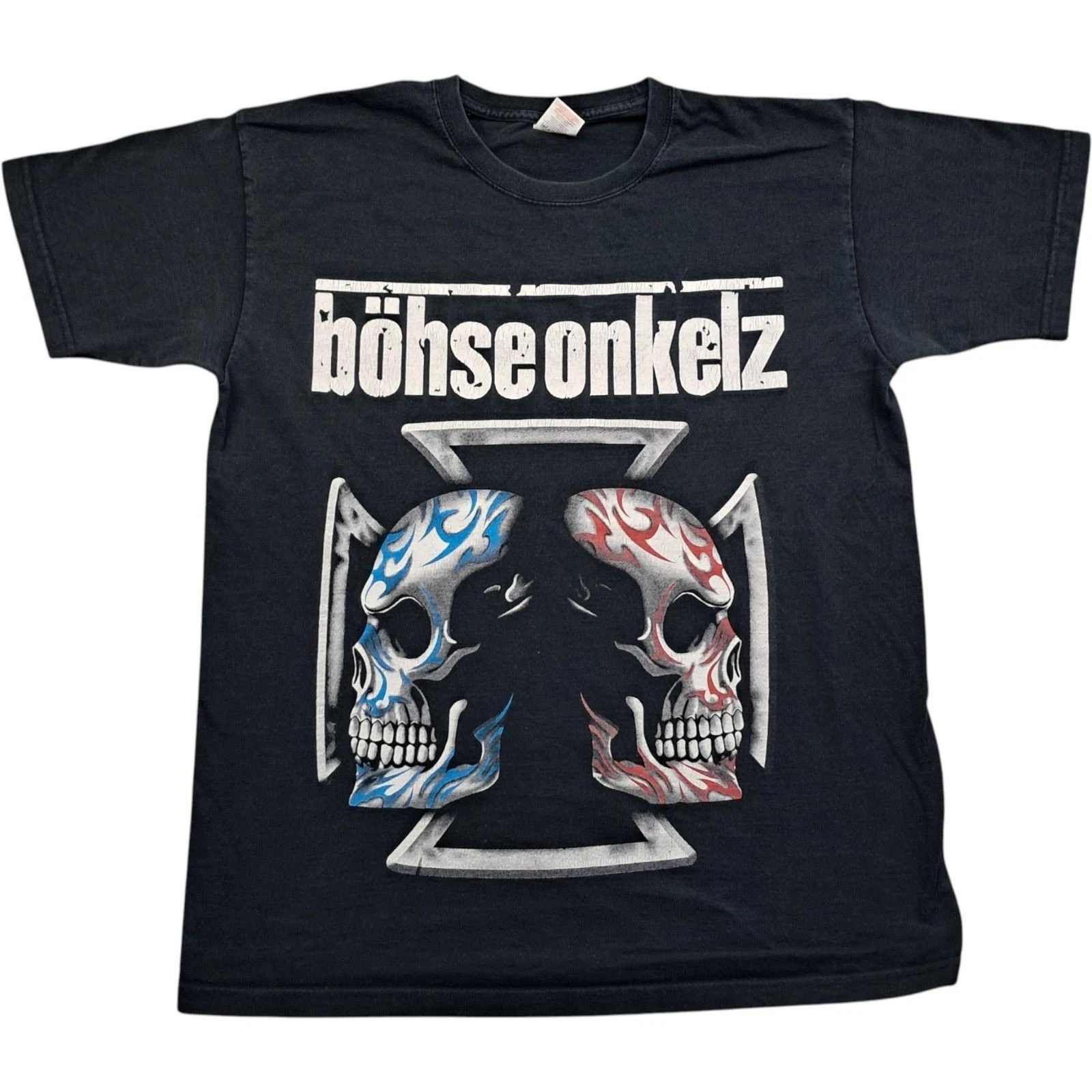 Bohseonkelz T Shirt Medium Men's Black Cotton Vintage Fruit Of The Loom Graphic