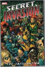 SECRET INVASION THE INFILTRATION TP TPB $19.99 srp Bendis Dan Slott 2008 NEW NM