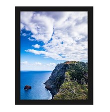 17x22 Black Picture Frame, Wall Mounting Horizontally or Vertically, Decorati...