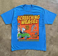 SCREECHING WEASEL Band Tour 2025 Gift For Fan S to 5XL Blue T-shirt