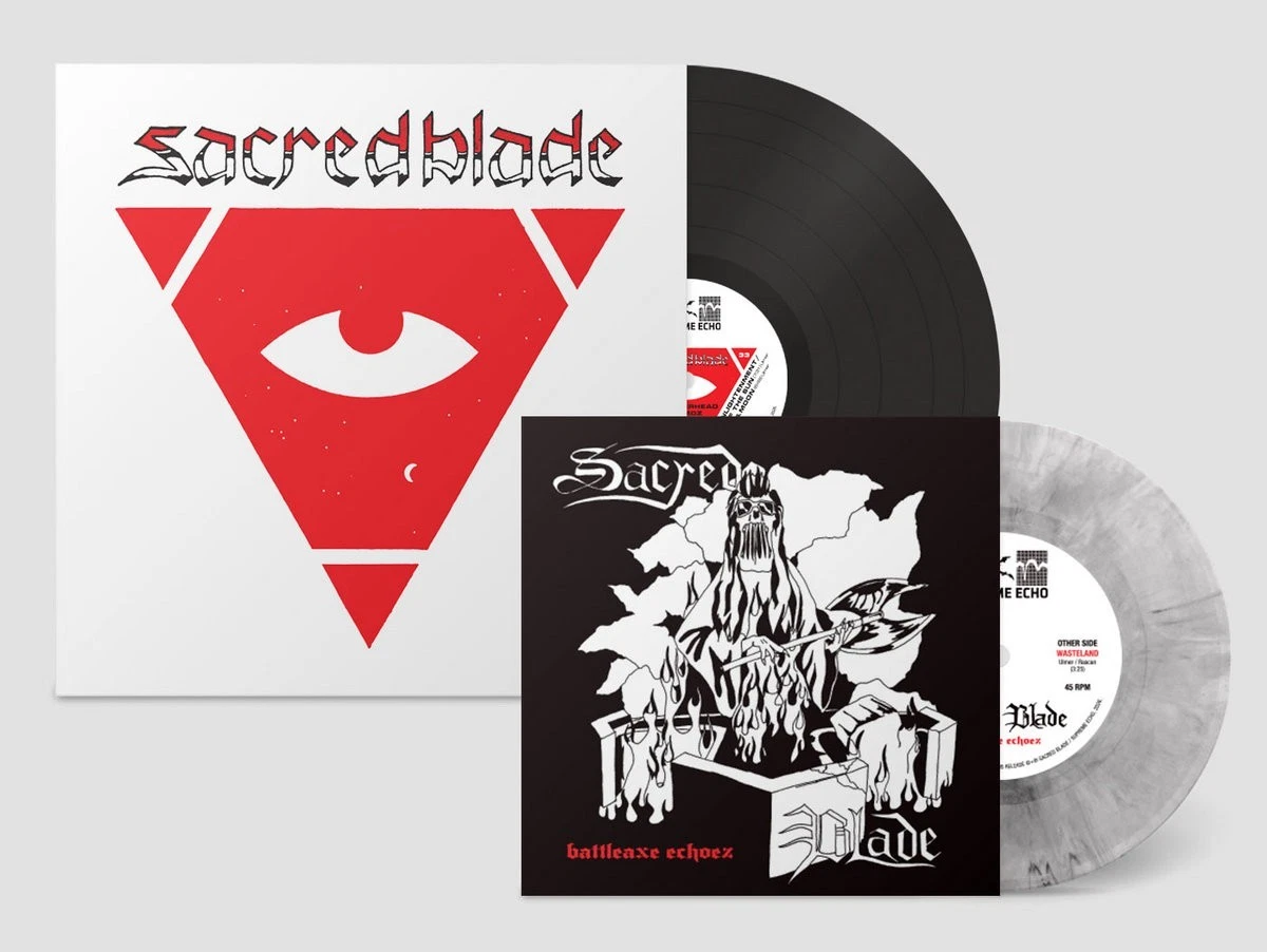SACRED BLADE – Hammerhead Demoz + Battleaxe Echoez (1981-85) LP + 7" (LIM. 200)