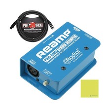 Radial Engineering ProRMP Studio Reamper Direct Box Bundle w/Pig Hog Mic Cabl...