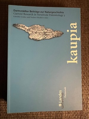 Kaupia 17 - Current Research in Vertebrate Paleontology 3 |  