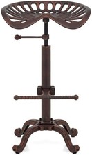 Industrial Bar Stools-Swivel Tractor Seat-Bar Height Adjustable 23-31inch-Kit...