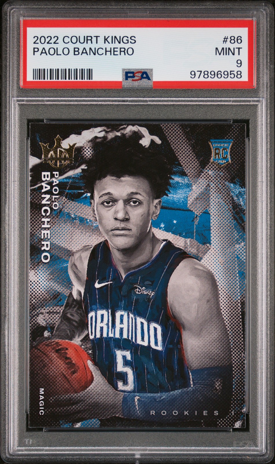 2022 PANINI COURT KINGS #86 PAOLO BANCHERO PSA 9