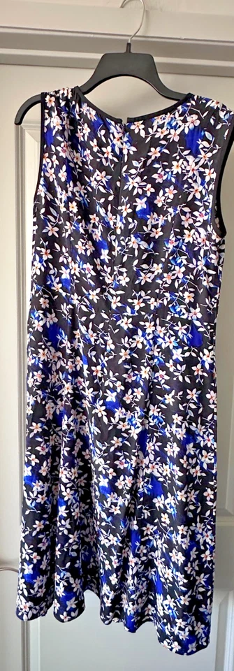 Shoshanna макси с оборками цветочный платье размер 12 шелк - Изображение 4 из 4