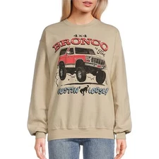 NWT Junk Food 4X4 Bronco Bustin Loose Graphic Sweatshirt Los Angeles Med #195