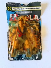 VTG 1982 REMCO LOST WORLD OF THE WARLORD MIKOLA ACTION FIGURE 6"BLISTER DC COMIC