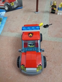 BOITE LEGO CITY 60001-VOITURE DE POMPIER-SAUVETAGE DU CHAT-COMPLET-BOITE+NOTICE