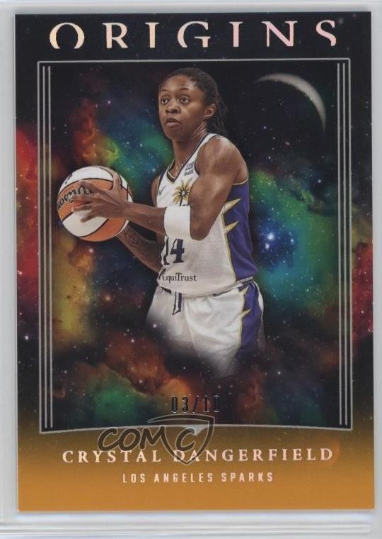 2024 Panini Origins WNBA Gold 3/10 Crystal Dangerfield #90