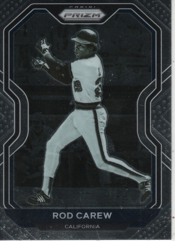 Rod Carew 2021 Panini Prizm Baseball #99 California Angels Sports Card Modern 