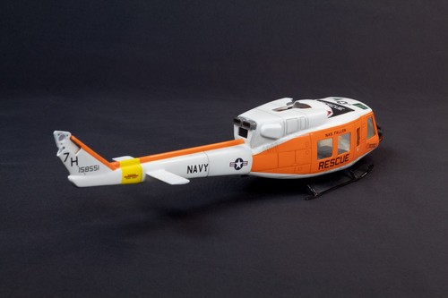 Fuselage kit Bell 212 UH-1N Navy Rescue for OMPHobby M1 and others 100's Size - Picture 5 of 9