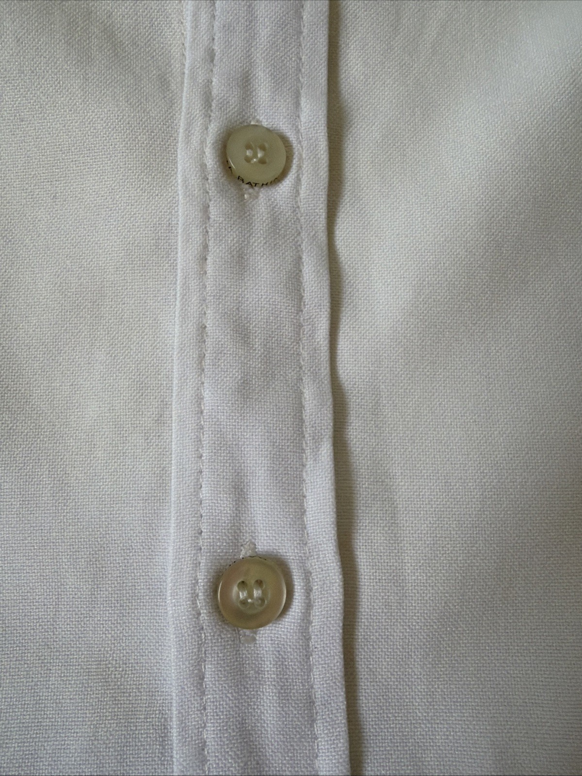 AAPE A Bathing Ape Oxford Long Sleeve White Button Up Dress Shirt Mens Large thumbnail 3