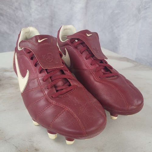 Nike Tiempo Brasiliero R10 Ronaldinho Soccer Shoes Mens 7 Leather Cleats FG - Picture 2 of 16