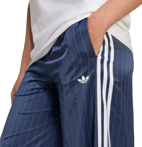 adidas Women's Originals Wide Leg Pants Blue/White KD2296 j - Picture 5 of 6