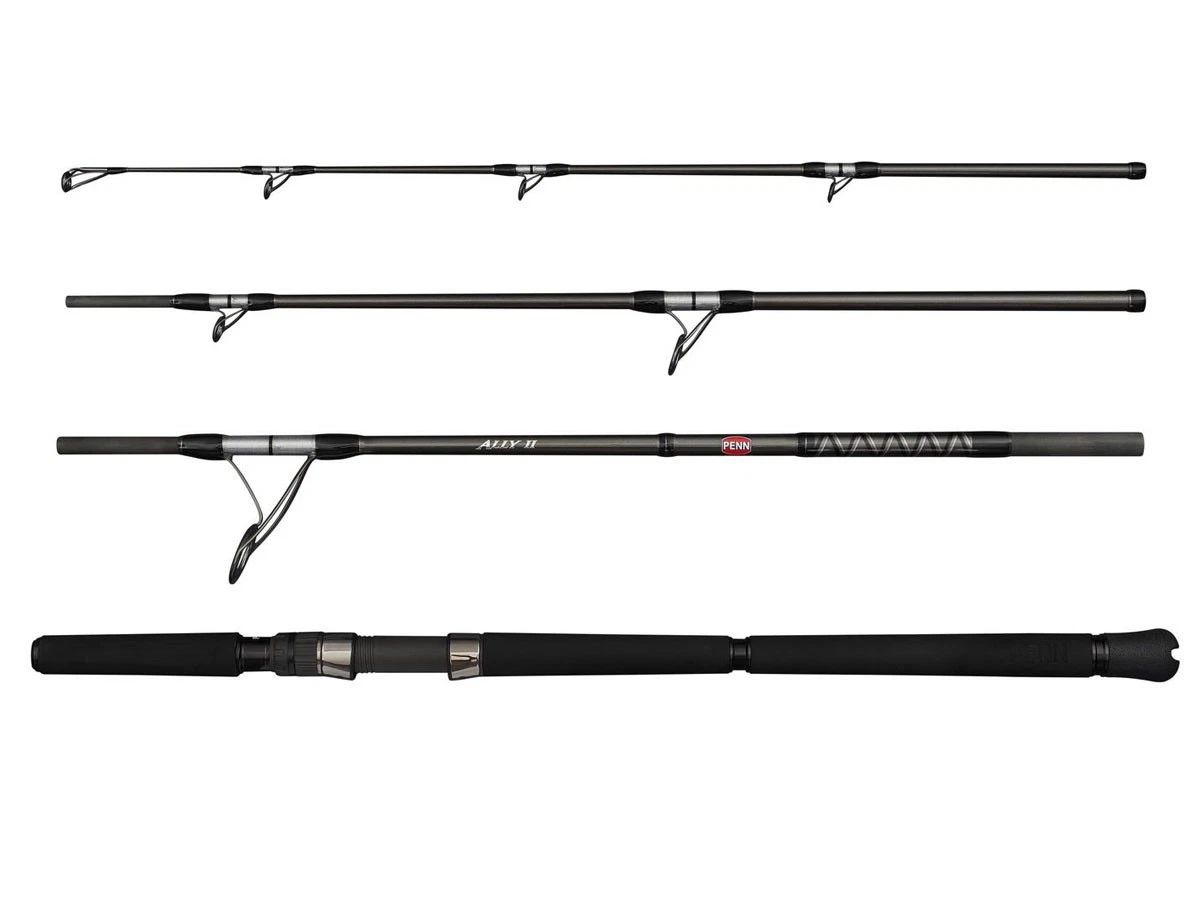 Penn Wrath II Canna Da Pesca Da Barca - Serie Con Blank Reattivi, Guide In Acciaio K-Frame, Classi Di Potenza 12-50lb