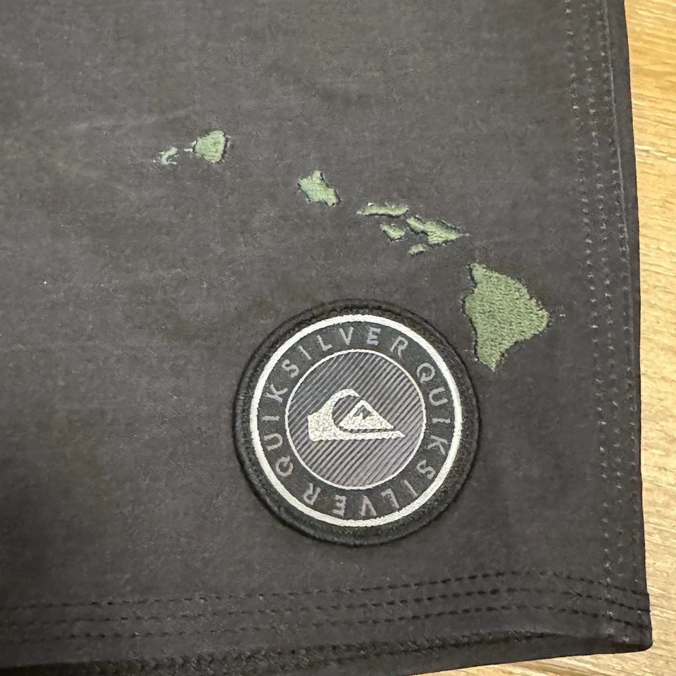 Quiksilver Highline Hawaii Boardshorts 28 Surf Swim Trunks Vintage Style - Изображение 4 из 4