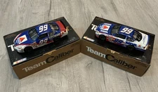 Two Jeff Burton #99 Citgo Supergard 2001 MDA Ford Taurus 1:24 Team Caliber Bank